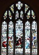 Jean-Baptiste Capronnier Capronnier's east window for the Chapel of St Michael and St George oil painting on canvas
